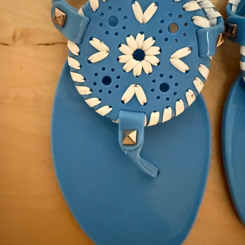 Jack Rogers Georgica Jelly Sandals size 3 (youth) GUC)